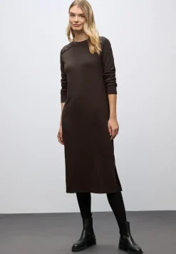 Rippstruktur Kleid