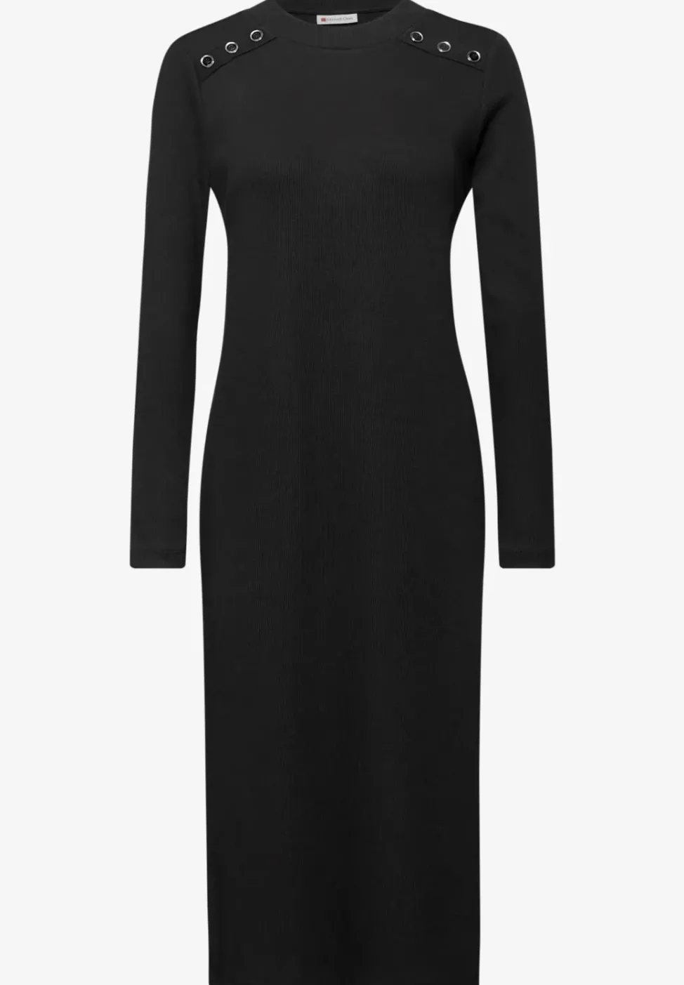 Rippstruktur Kleid