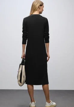 Rippstruktur Kleid