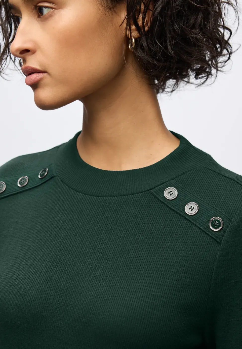 Rippstruktur Kleid