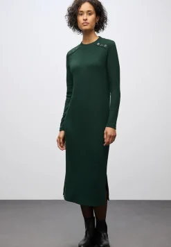 Rippstruktur Kleid
