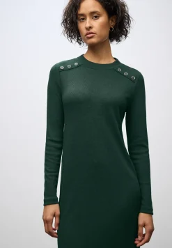 Rippstruktur Kleid