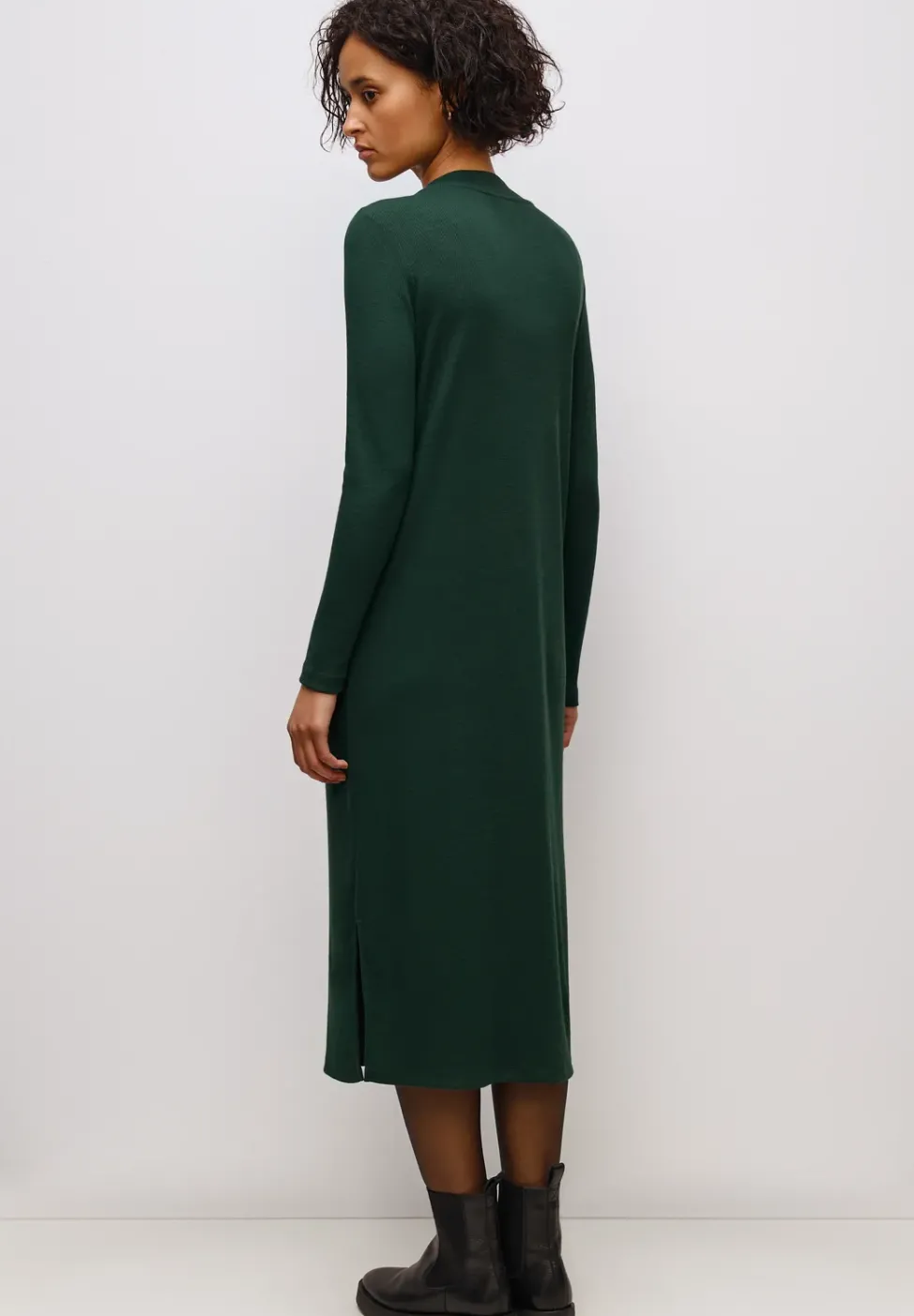 Rippstruktur Kleid