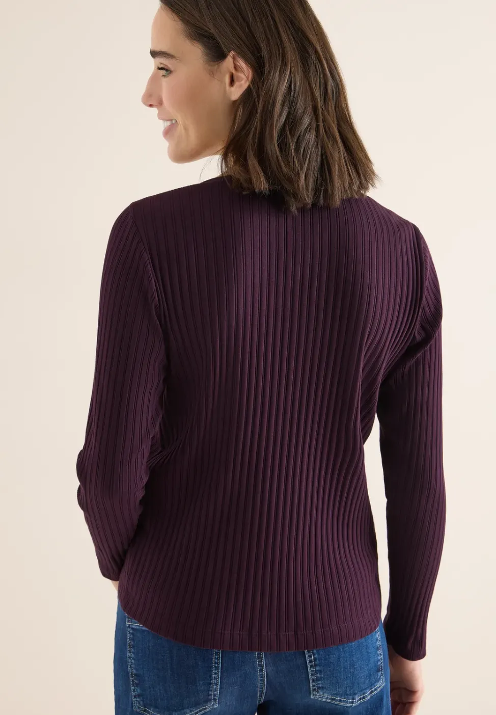 Rippstruktur Shirt