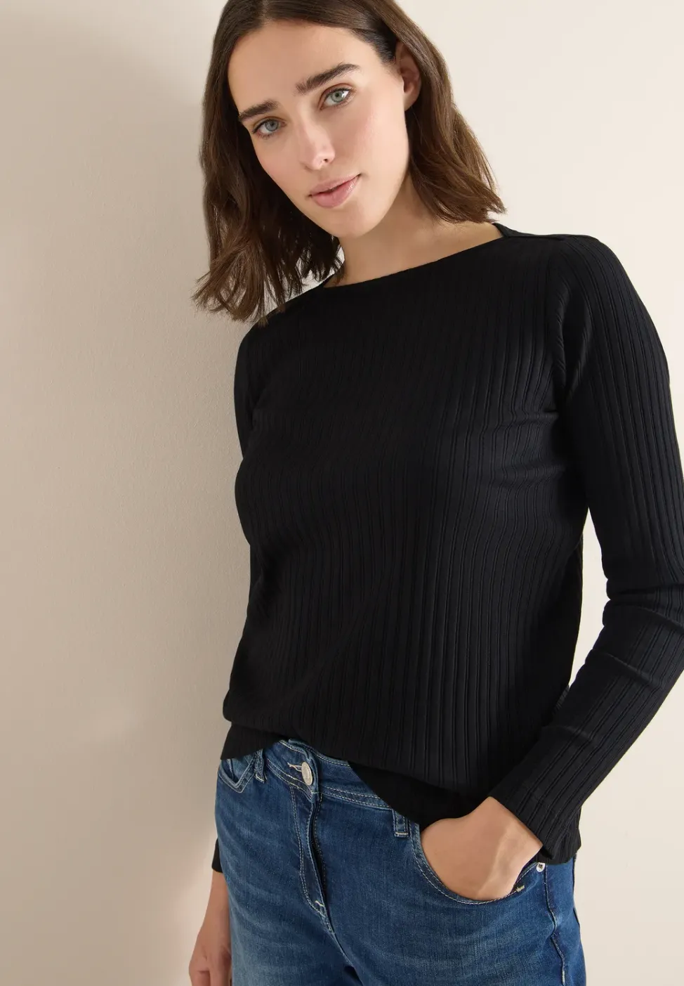 Rippstruktur Shirt