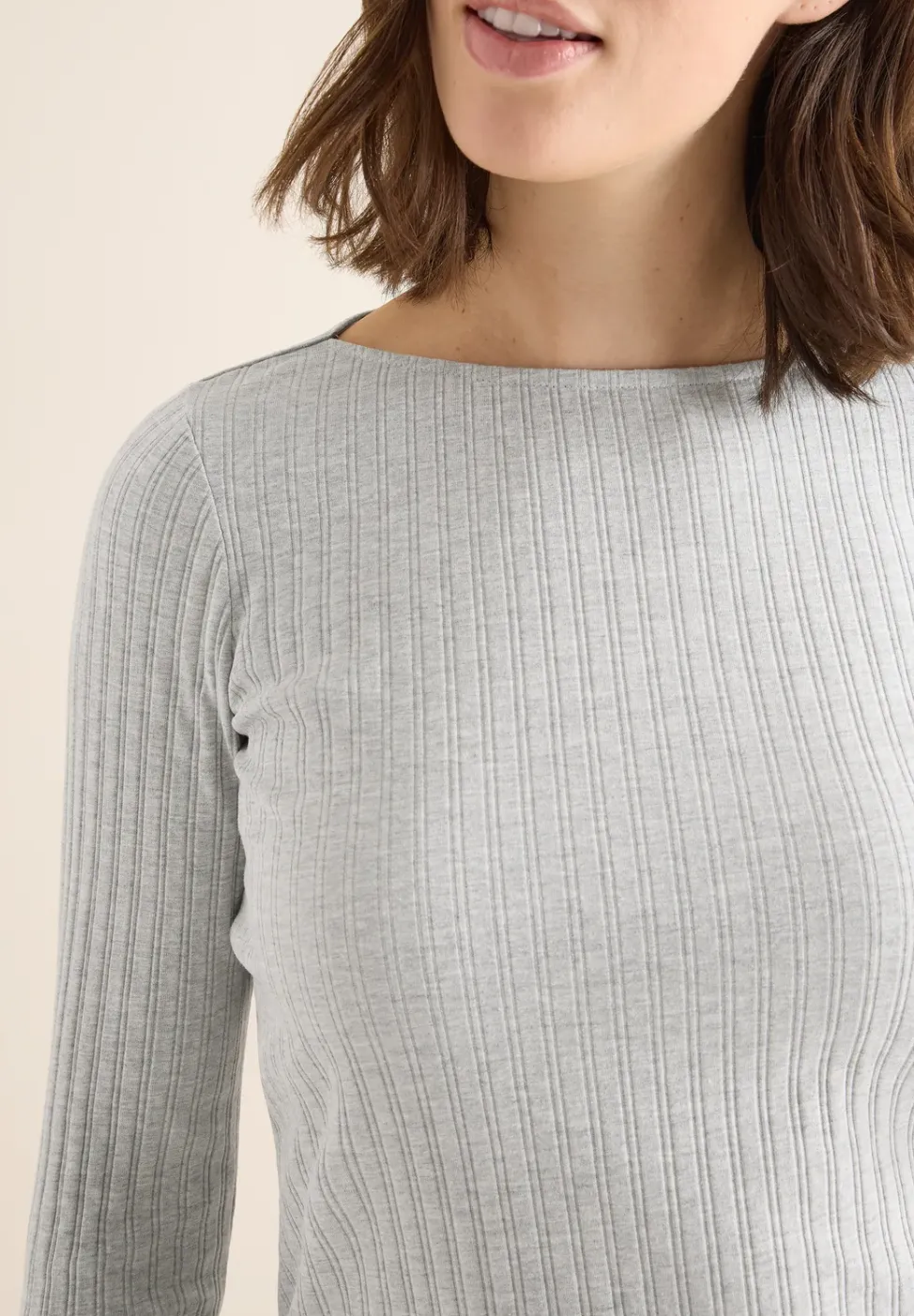 Rippstruktur Shirt