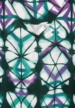 Ärmellose Bluse mit Print