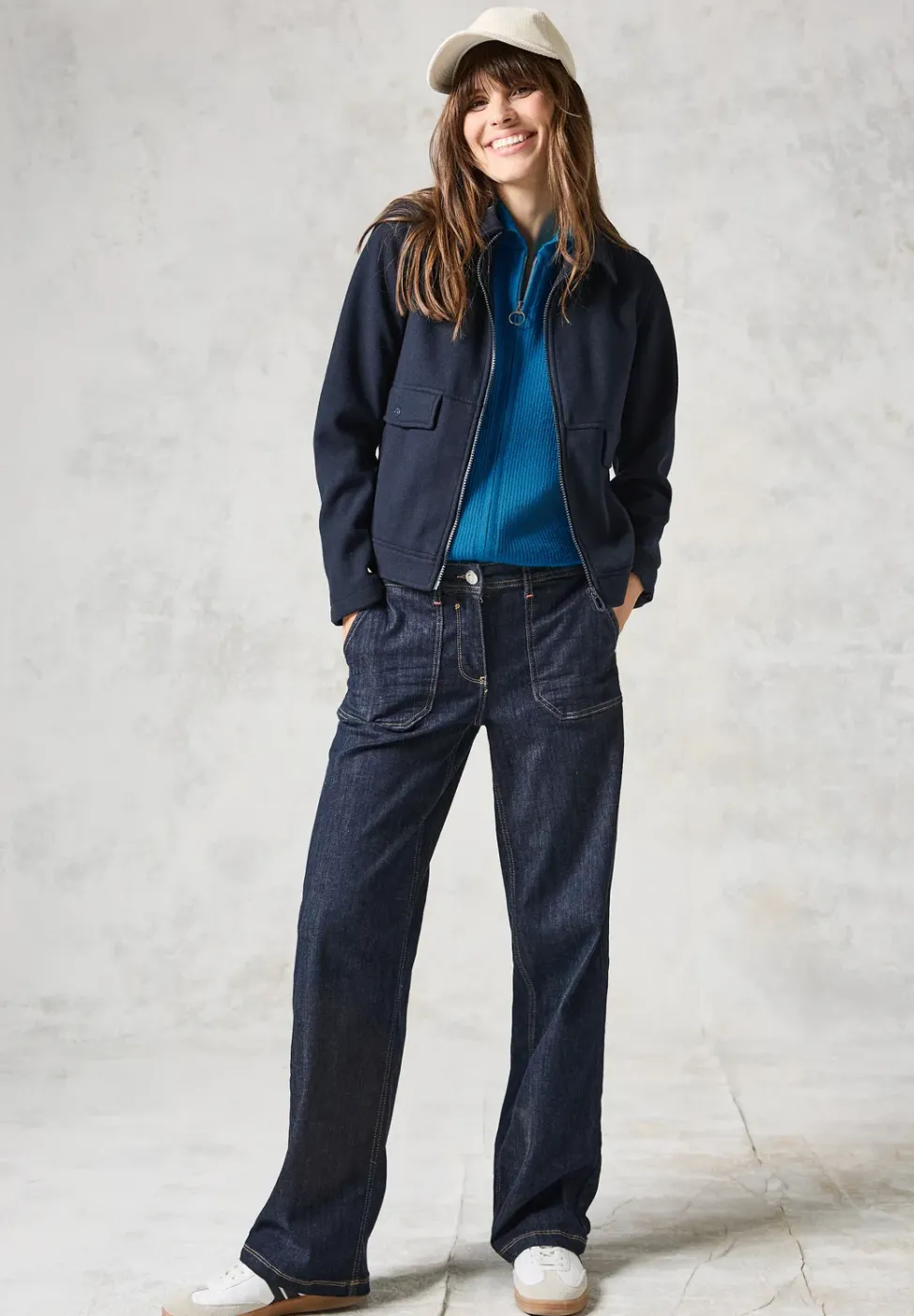 Ärmellose Strickjacke