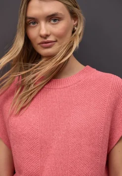 Ärmelloser Chenille Pullover