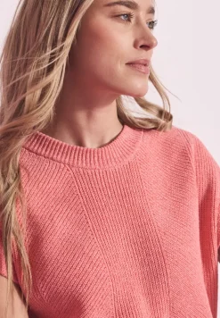 Ärmelloser Chenille Pullover