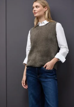 Ärmelloser Pullover