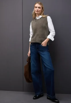 Ärmelloser Pullover