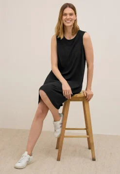 Ärmelloses Jersey-Kleid