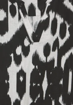 Ärmelloses Kleid mit Print