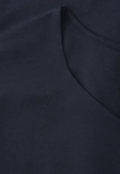Ärmelloses Shirt mit Diamantausschnitt