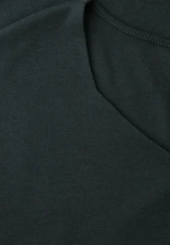 Ärmelloses Shirt mit Diamantausschnitt