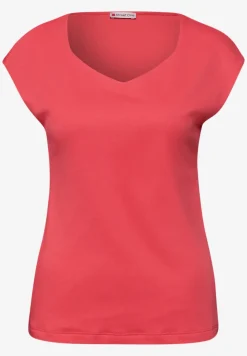 Ärmelloses Shirt mit Diamantausschnitt