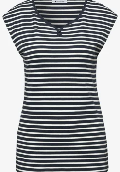 Ärmelloses Shirt mit Knopfdetail