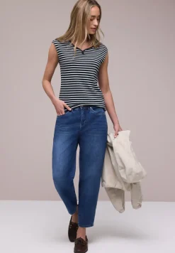 Ärmelloses Shirt mit Knopfdetail