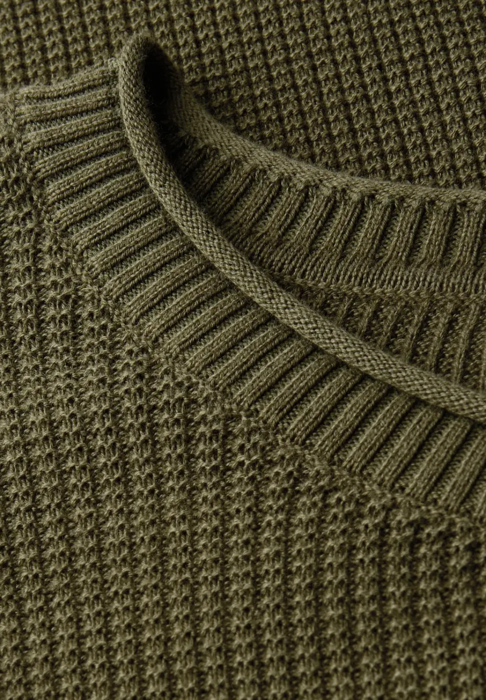 Rundhals Strukturpullover
