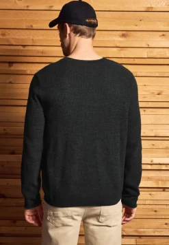 Rundhals Strukturpullover