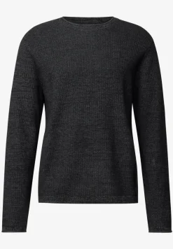 Rundhals Strukturpullover