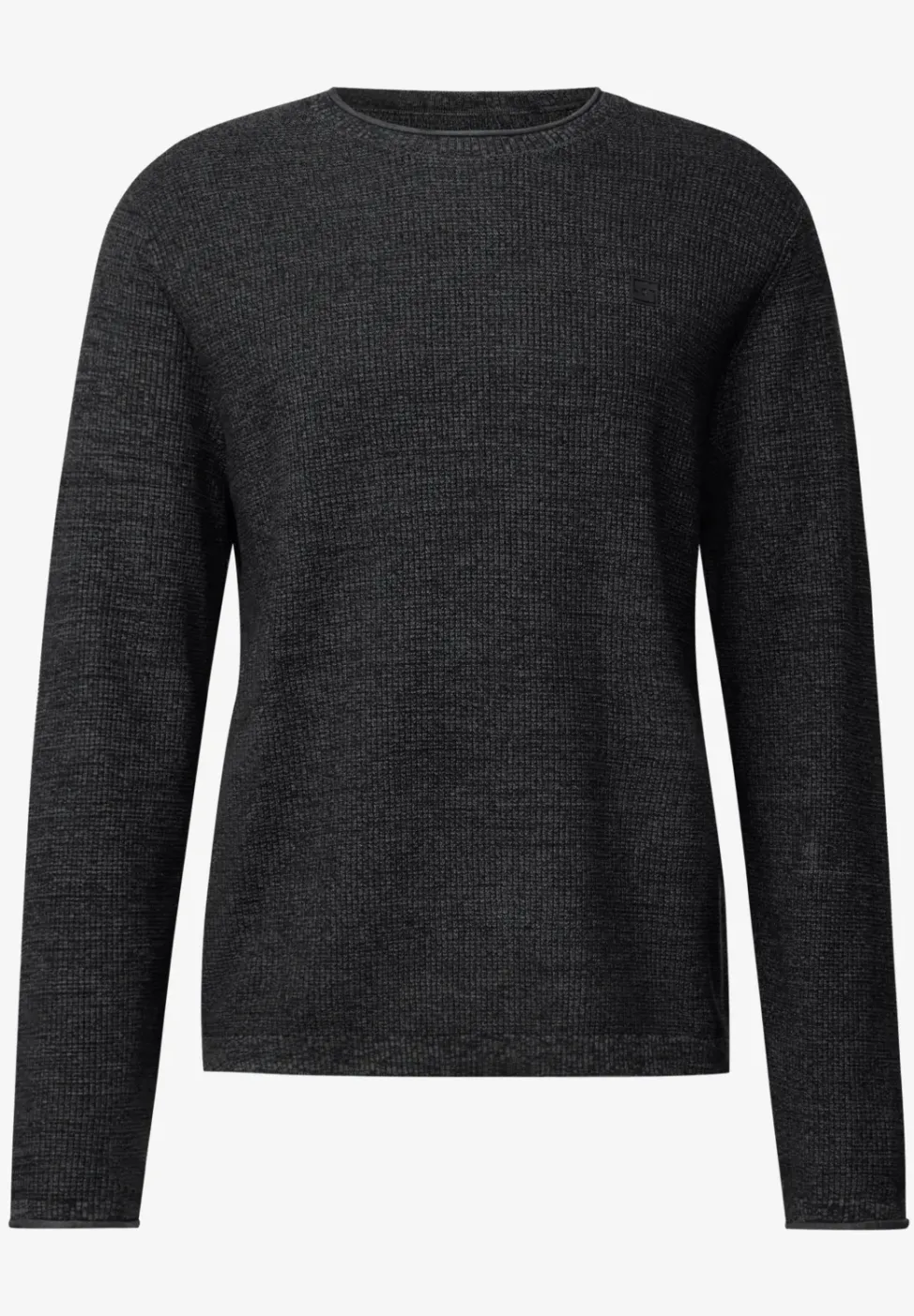 Rundhals Strukturpullover
