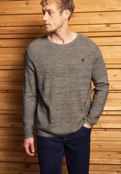 Rundhals Strukturpullover