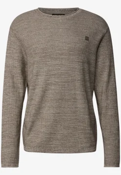 Rundhals Strukturpullover