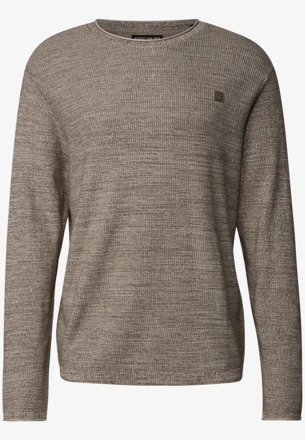 Rundhals Strukturpullover