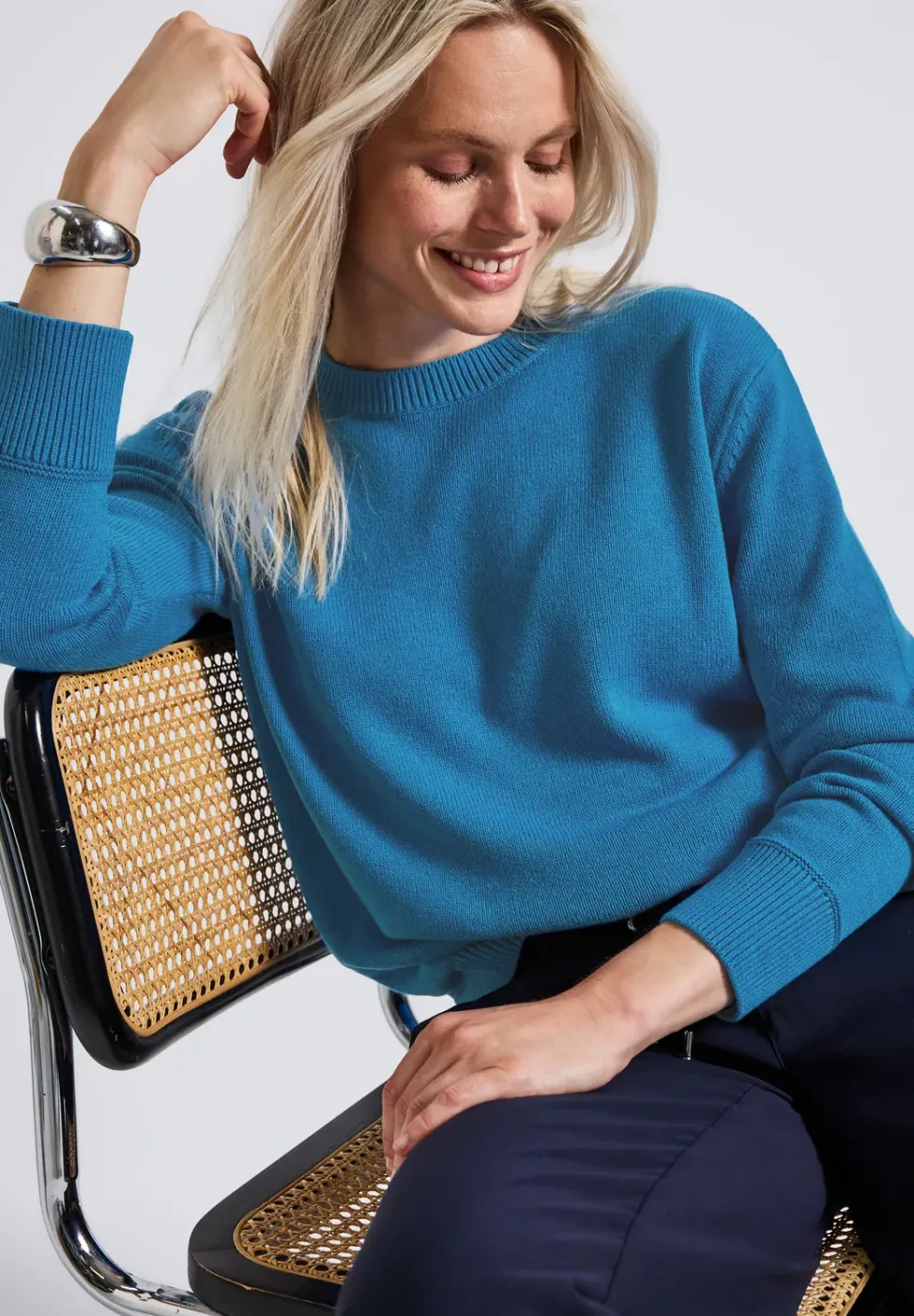 Rundhals-Pullover