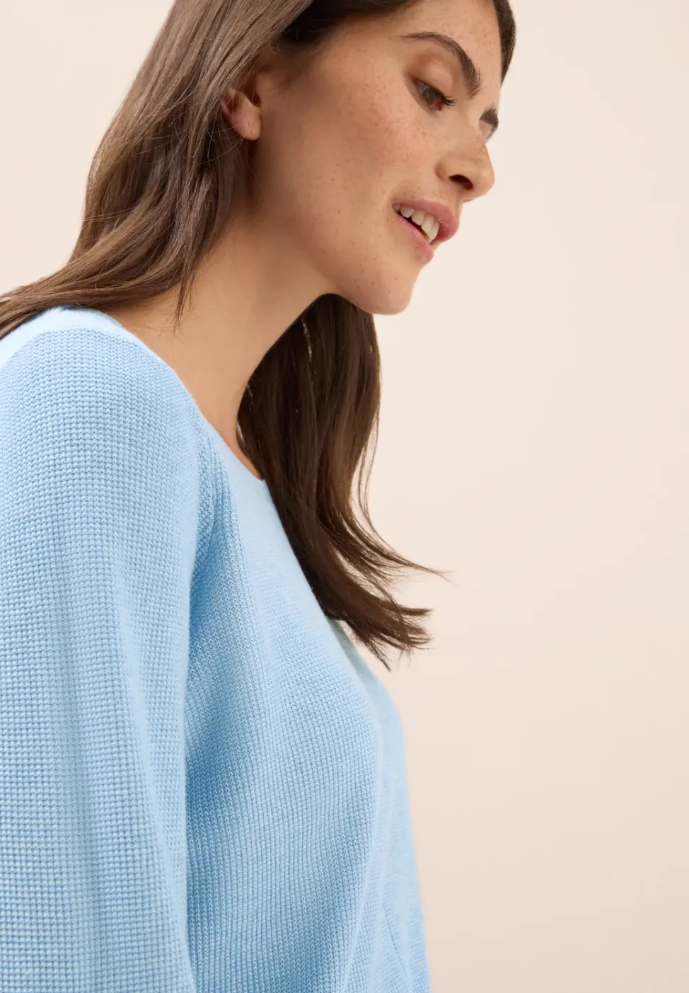 Rundhals Strickpullover