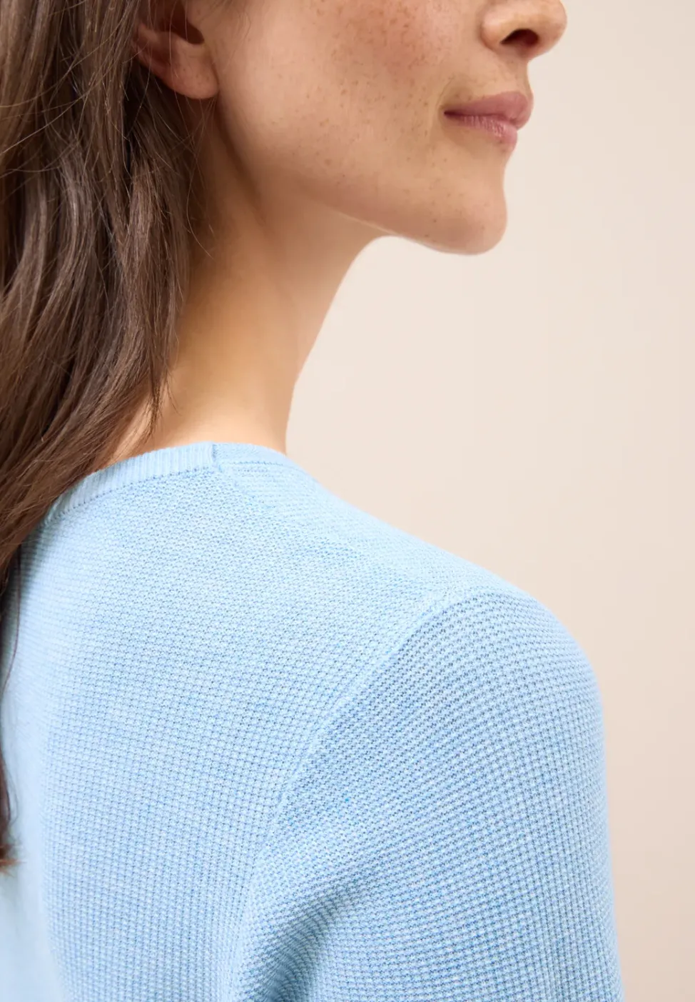 Rundhals Strickpullover