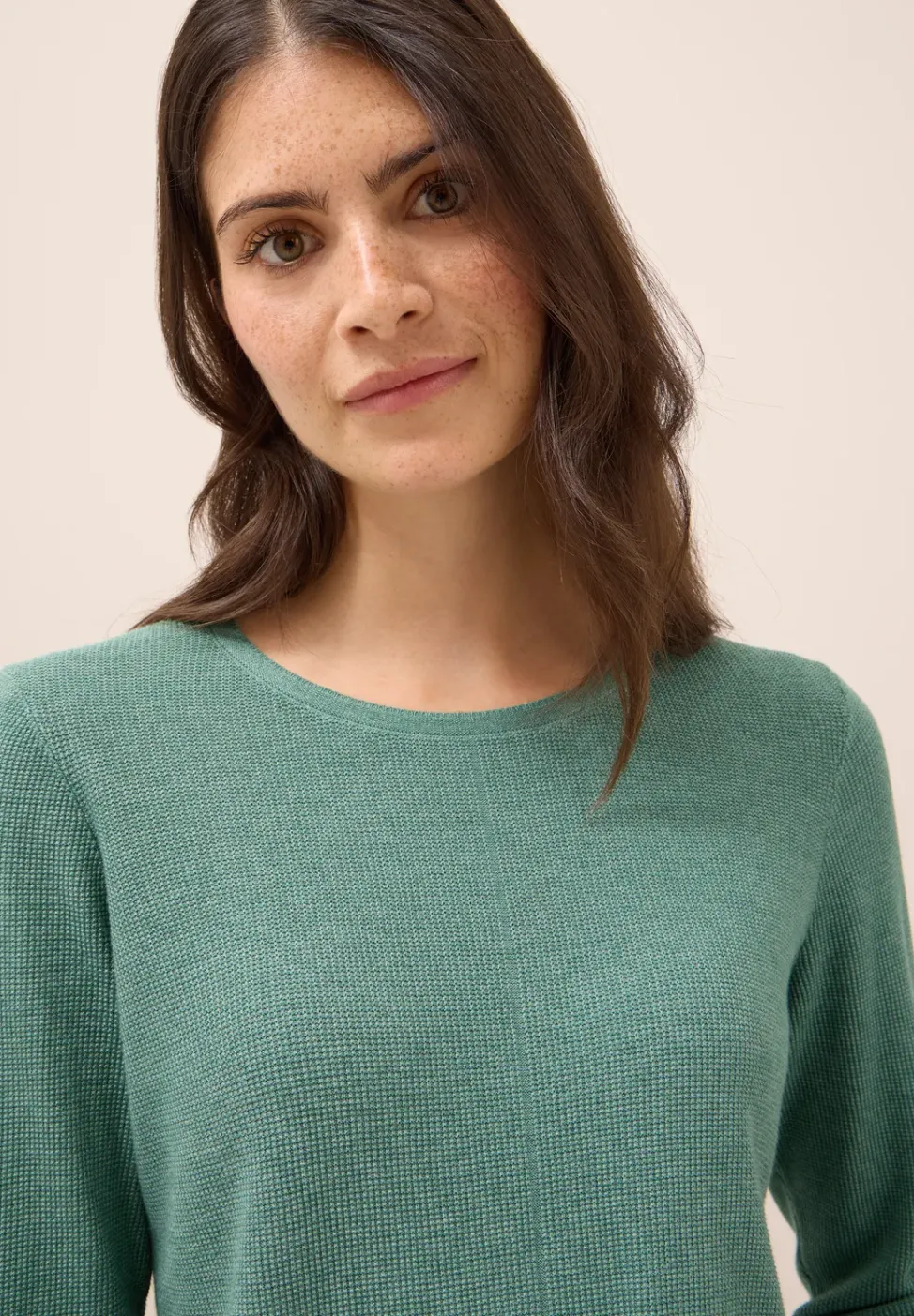 Rundhals Strickpullover