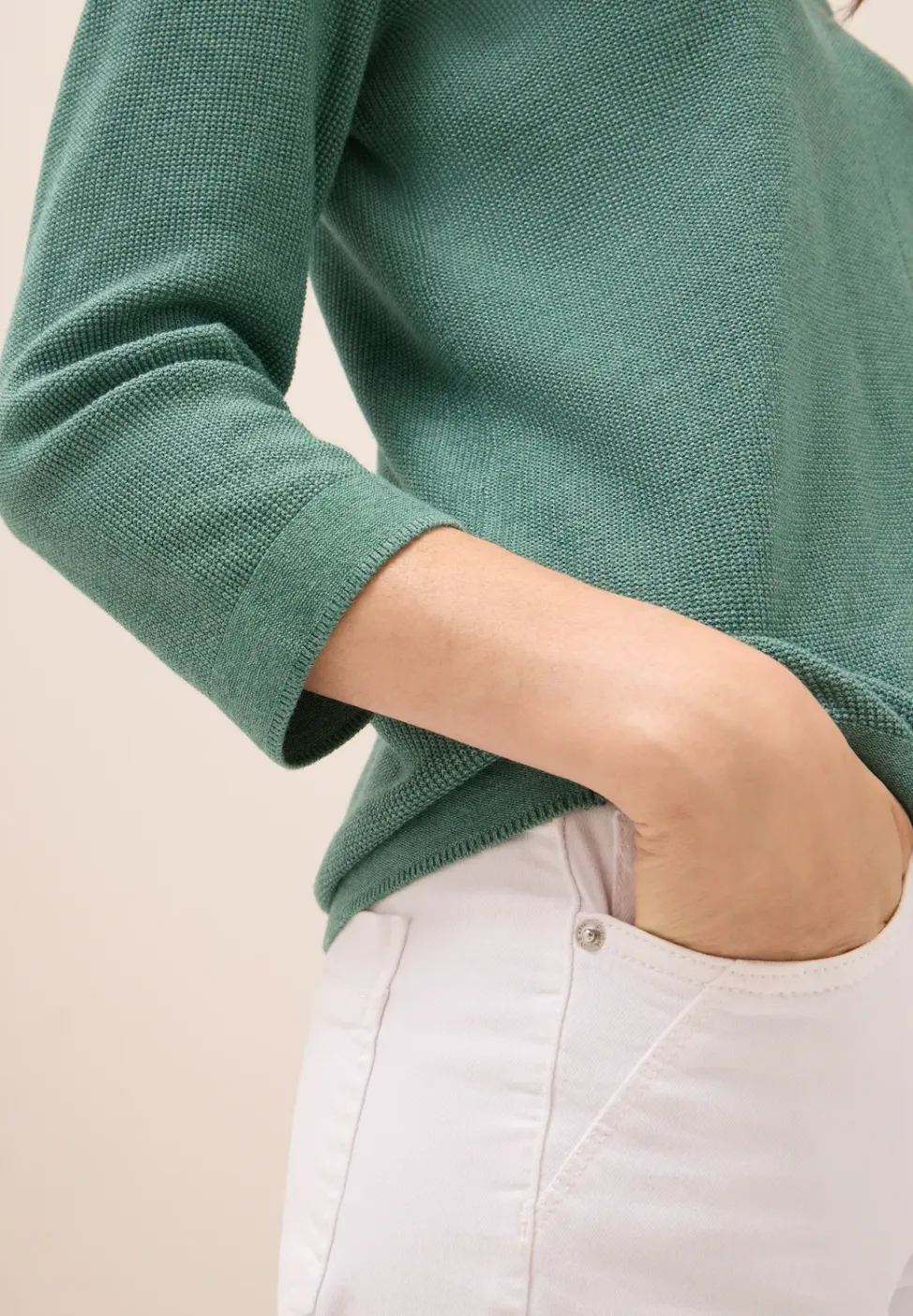 Rundhals Strickpullover