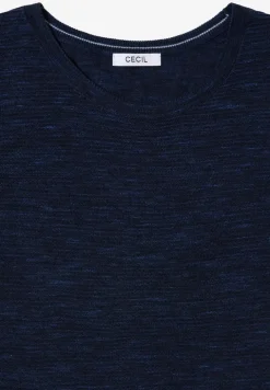 Rundhals Strukturpullover