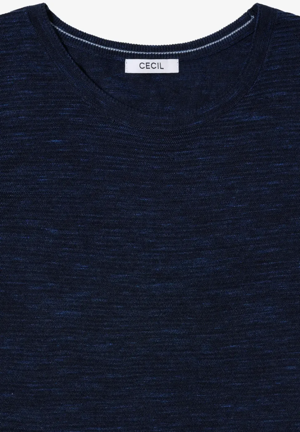 Rundhals Strukturpullover