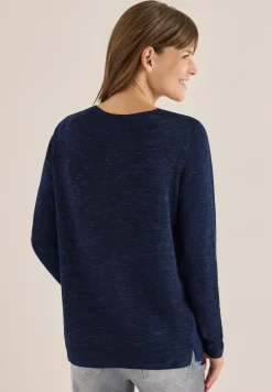 Rundhals Strukturpullover