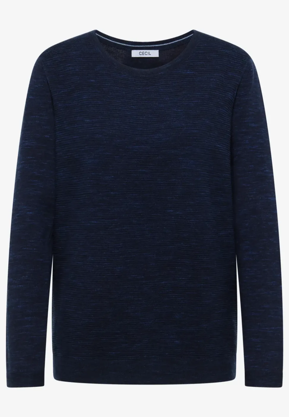 Rundhals Strukturpullover