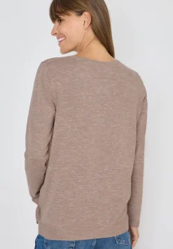 Rundhals Strukturpullover