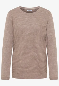 Rundhals Strukturpullover