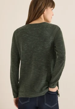 Rundhals Strukturpullover