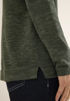 Rundhals Strukturpullover