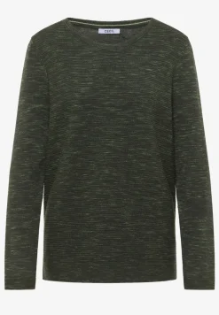Rundhals Strukturpullover