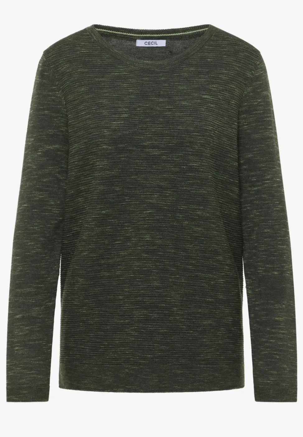 Rundhals Strukturpullover