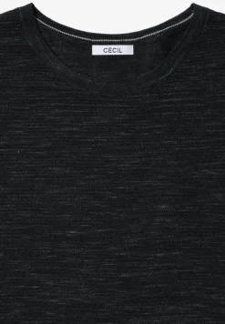 Rundhals Strukturpullover