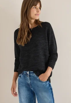 Rundhals Strukturpullover
