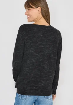 Rundhals Strukturpullover
