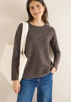 Rundhals Strukturpullover