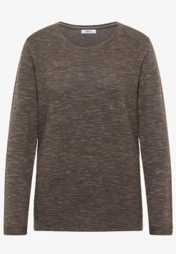 Rundhals Strukturpullover